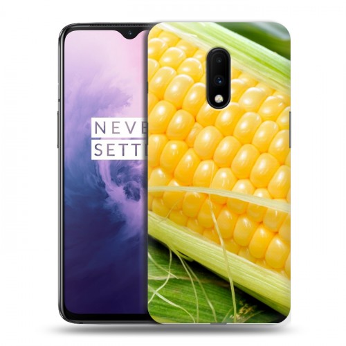 Дизайнерский пластиковый чехол для OnePlus 7 Кукуруза