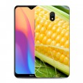 Дизайнерский силиконовый с усиленными углами чехол для Xiaomi RedMi 8A Кукуруза