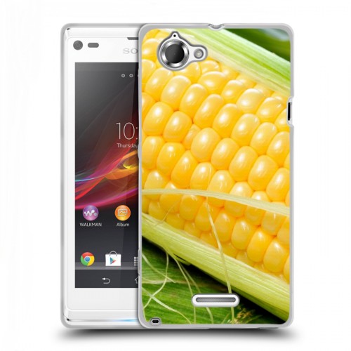 Дизайнерский пластиковый чехол для Sony Xperia L Кукуруза