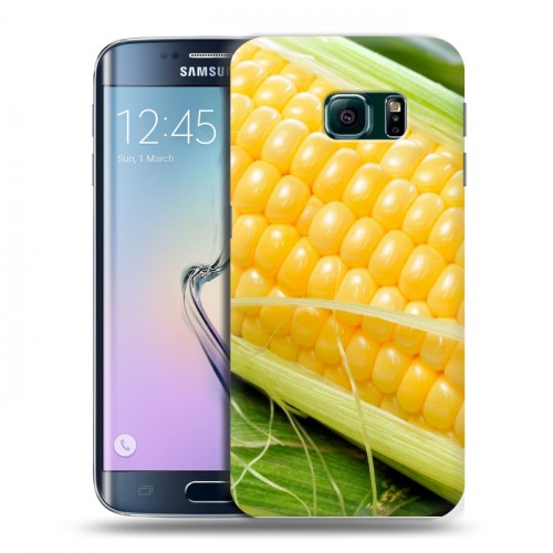 Дизайнерский силиконовый чехол для Samsung Galaxy S6 Edge Кукуруза