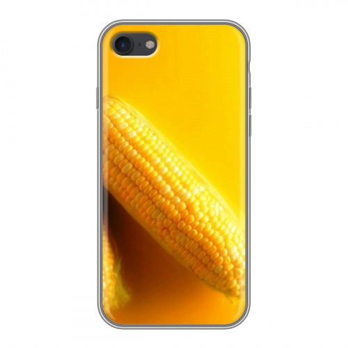 Дизайнерский силиконовый с усиленными углами чехол для Iphone 7 Кукуруза