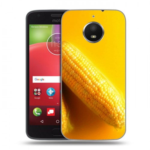 Дизайнерский силиконовый чехол для Motorola Moto E4 Plus Кукуруза