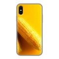 Дизайнерский силиконовый чехол для Iphone x10 Кукуруза