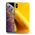 Дизайнерский силиконовый чехол для Iphone Xs Max Кукуруза