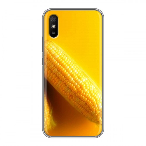 Дизайнерский силиконовый с усиленными углами чехол для Xiaomi RedMi 9A Кукуруза