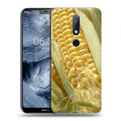 Дизайнерский пластиковый чехол для Nokia 6.1 Plus Кукуруза