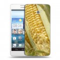 Дизайнерский пластиковый чехол для Huawei Ascend D2 Кукуруза