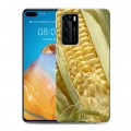 Дизайнерский силиконовый с усиленными углами чехол для Huawei P40 Кукуруза