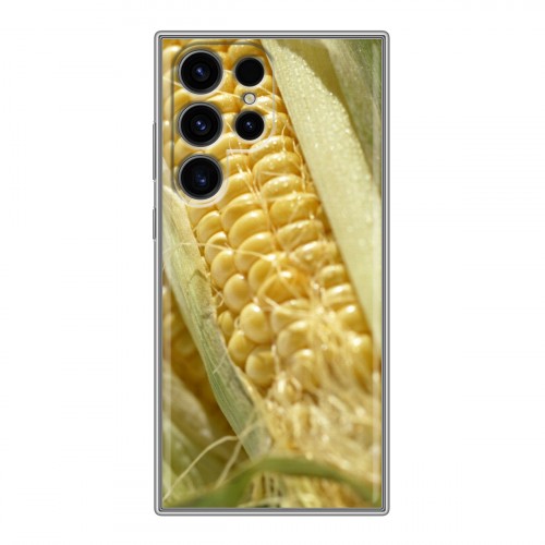 Дизайнерский пластиковый чехол для Samsung Galaxy S24 Ultra Кукуруза