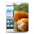 Дизайнерский пластиковый чехол для Huawei Ascend D2 Кукуруза