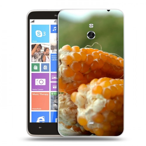 Дизайнерский пластиковый чехол для Nokia Lumia 1320 Кукуруза