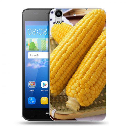 Дизайнерский пластиковый чехол для Huawei Y6 Кукуруза