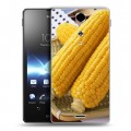 Дизайнерский пластиковый чехол для Sony Xperia TX Кукуруза