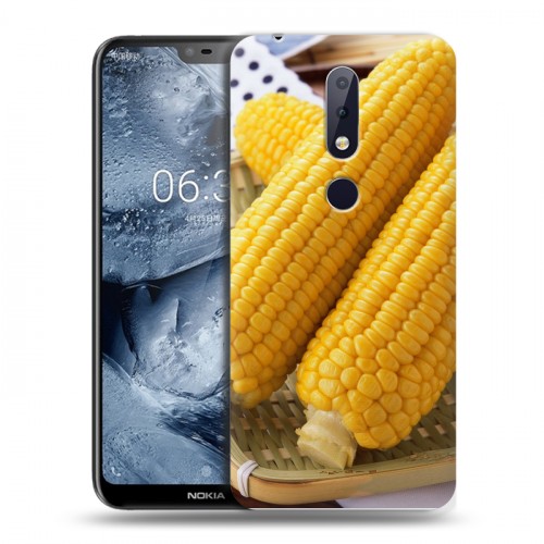 Дизайнерский пластиковый чехол для Nokia 6.1 Plus Кукуруза