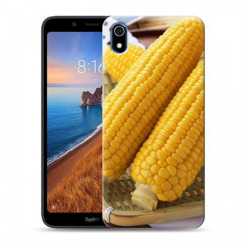 Дизайнерский силиконовый чехол для Xiaomi RedMi 7A Кукуруза