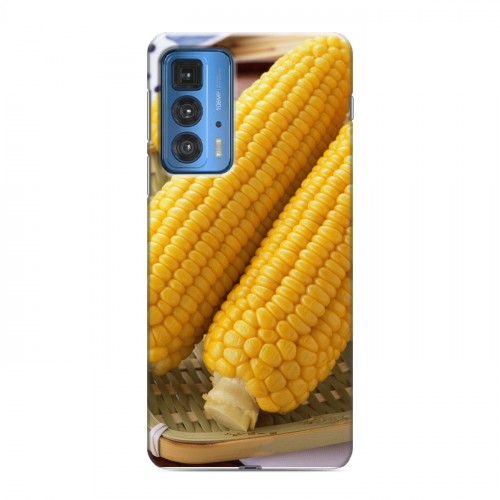 Дизайнерский силиконовый с усиленными углами чехол для Motorola Edge 20 Pro Кукуруза