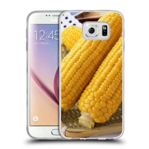 Дизайнерский пластиковый чехол для Samsung Galaxy S6 Кукуруза