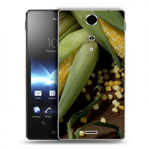 Дизайнерский пластиковый чехол для Sony Xperia TX Кукуруза