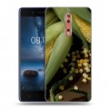 Дизайнерский пластиковый чехол для Nokia 8 Кукуруза