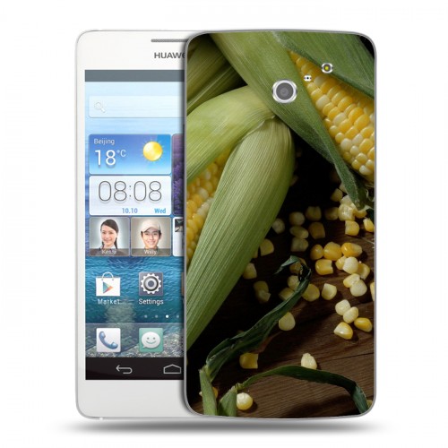 Дизайнерский пластиковый чехол для Huawei Ascend D2 Кукуруза