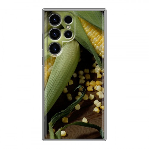 Дизайнерский пластиковый чехол для Samsung Galaxy S24 Ultra Кукуруза