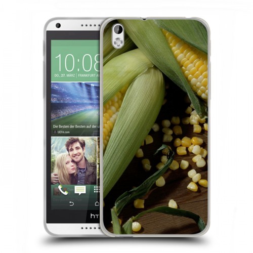 Дизайнерский пластиковый чехол для HTC Desire 816 Кукуруза