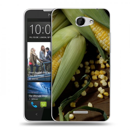 Дизайнерский пластиковый чехол для HTC Desire 516 Кукуруза