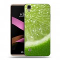 Дизайнерский пластиковый чехол для LG X Style Лайм