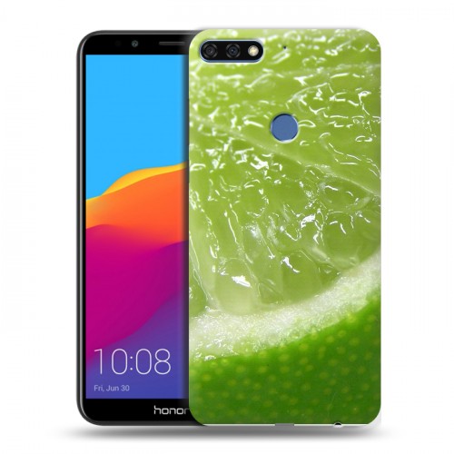 Дизайнерский пластиковый чехол для Huawei Honor 7C Pro Лайм
