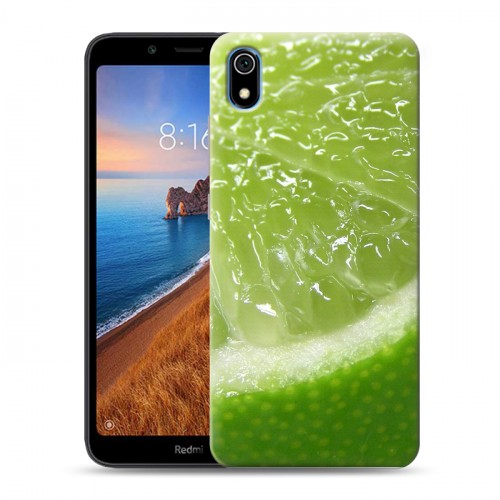 Дизайнерский силиконовый чехол для Xiaomi RedMi 7A Лайм