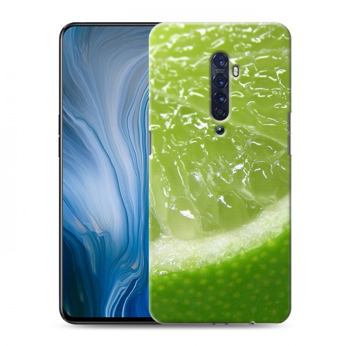 Дизайнерский пластиковый чехол для OPPO Reno2 Z Лайм