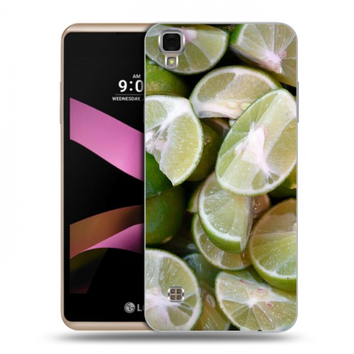 Дизайнерский пластиковый чехол для LG X Style Лайм