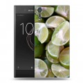 Дизайнерский пластиковый чехол для Sony Xperia XZs Лайм