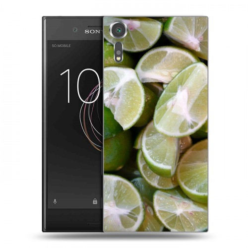 Дизайнерский пластиковый чехол для Sony Xperia XZs Лайм