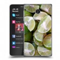 Дизайнерский пластиковый чехол для Nokia X Лайм