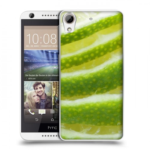 Дизайнерский силиконовый чехол для HTC Desire 626 Лайм