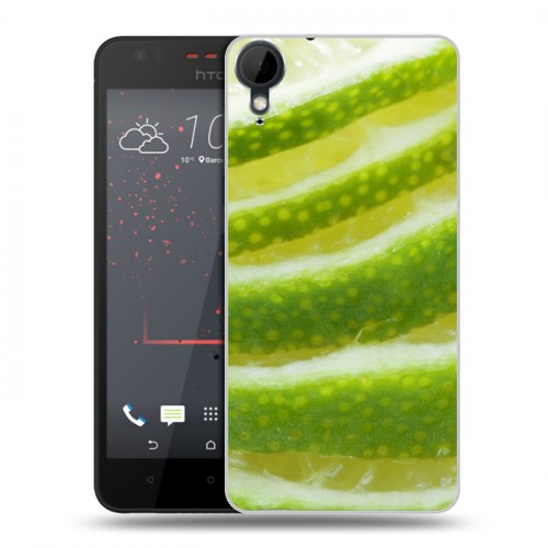 Дизайнерский пластиковый чехол для HTC Desire 825 Лайм
