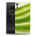 Дизайнерский пластиковый чехол для Sony Xperia XZs Лайм