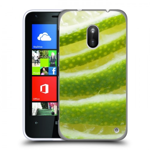 Дизайнерский пластиковый чехол для Nokia Lumia 620 Лайм