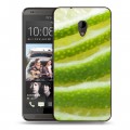 Дизайнерский пластиковый чехол для HTC Desire 700 Лайм