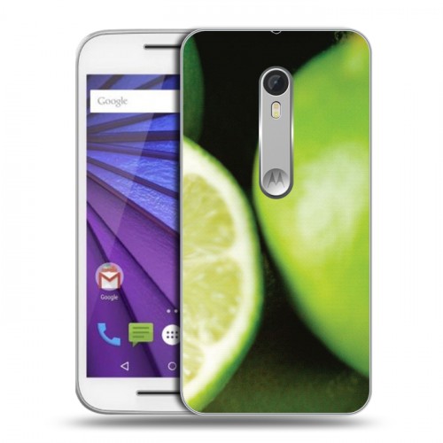 Дизайнерский пластиковый чехол для Lenovo Moto G Лайм