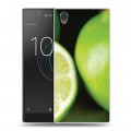 Дизайнерский пластиковый чехол для Sony Xperia L1 Лайм