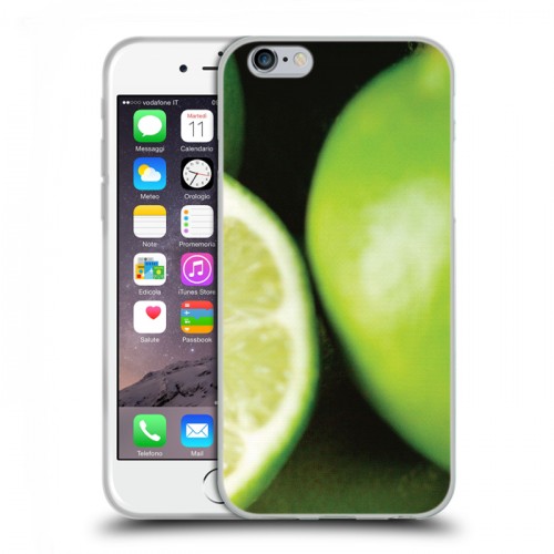 Дизайнерский пластиковый чехол для Iphone 6/6s Лайм