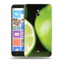 Дизайнерский пластиковый чехол для Nokia Lumia 1320 Лайм