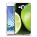 Дизайнерский пластиковый чехол для Samsung Galaxy A5 Лайм