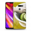 Дизайнерский пластиковый чехол для LG G8 ThinQ Лайм