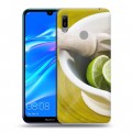 Дизайнерский пластиковый чехол для Huawei Y6 (2019) Лайм