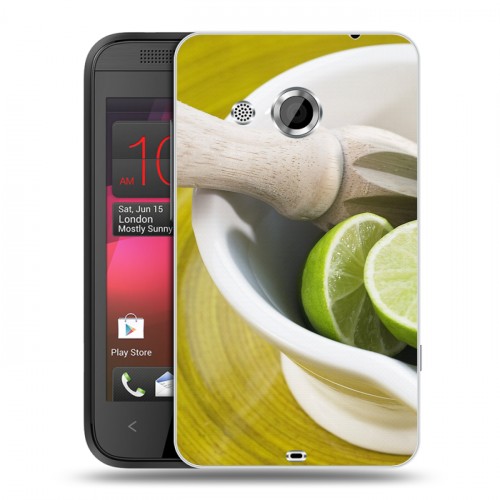 Дизайнерский пластиковый чехол для HTC Desire 200 Лайм