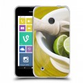 Дизайнерский пластиковый чехол для Nokia Lumia 530 Лайм