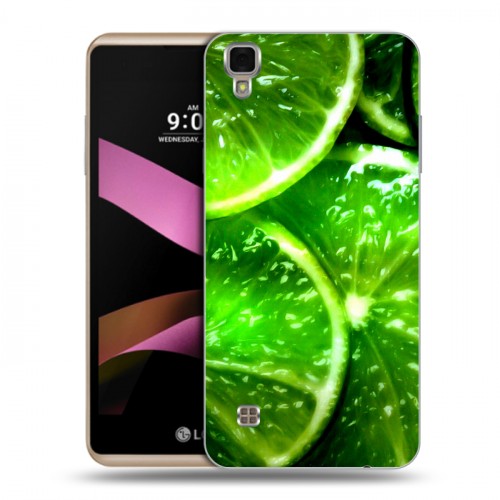 Дизайнерский пластиковый чехол для LG X Style Лайм